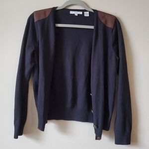 Pria black button up cardigan size M